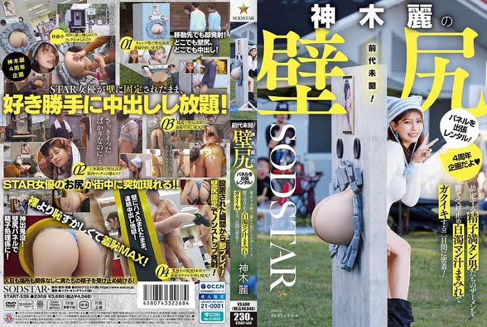 神木麗の壁尻パネルを出張レンタル！ 暴走する精子満タン男たちのザーメンを膣で受け止め白濁マン汁まみれでガクイキする二日間に密着！